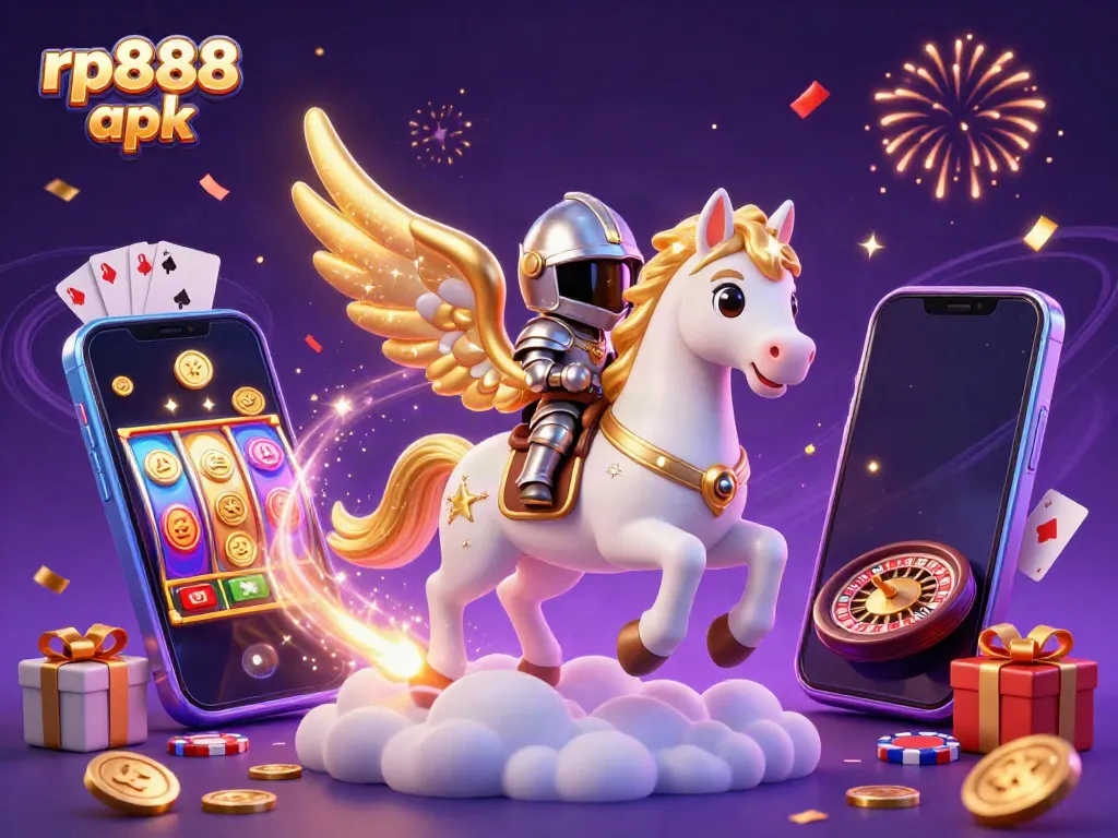 Experience the thrill of rp888 apk with vibrant slot games, coins, and fantasy characters.