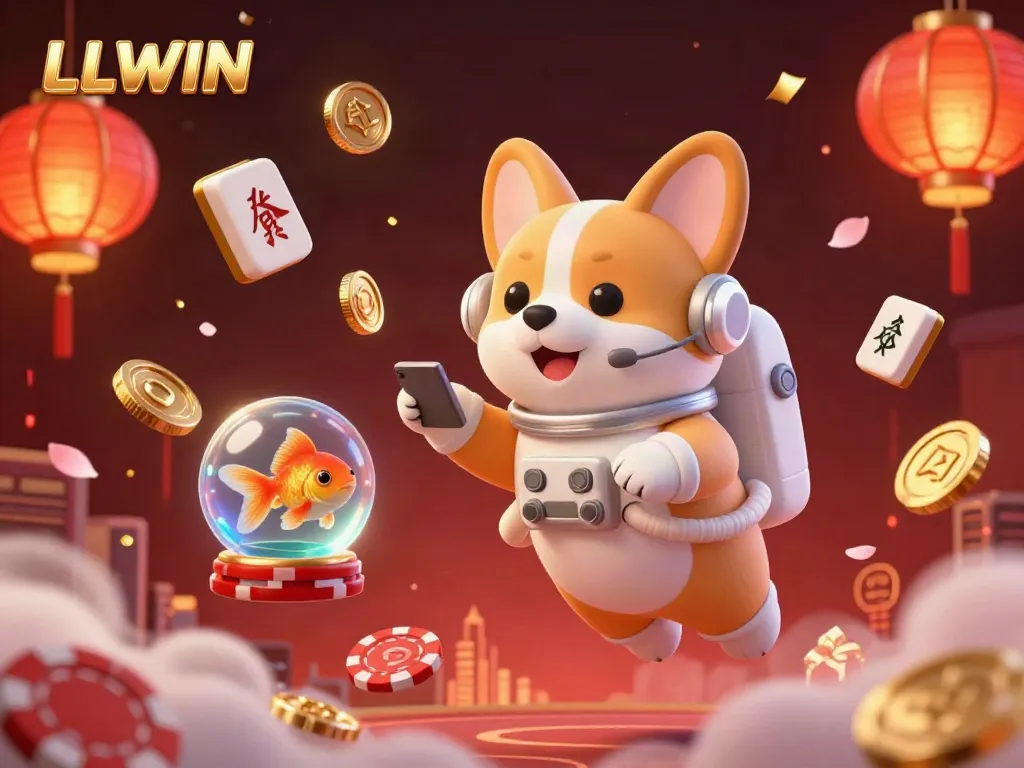 Immerse in LLWIN's thrilling casino atmosphere with 3D characters and vibrant game elements.