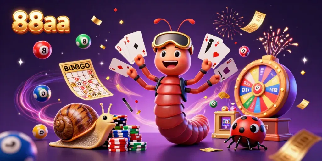 Engage in thrilling gameplay at 88aa with vibrant casino characters, cards, and exciting rewards