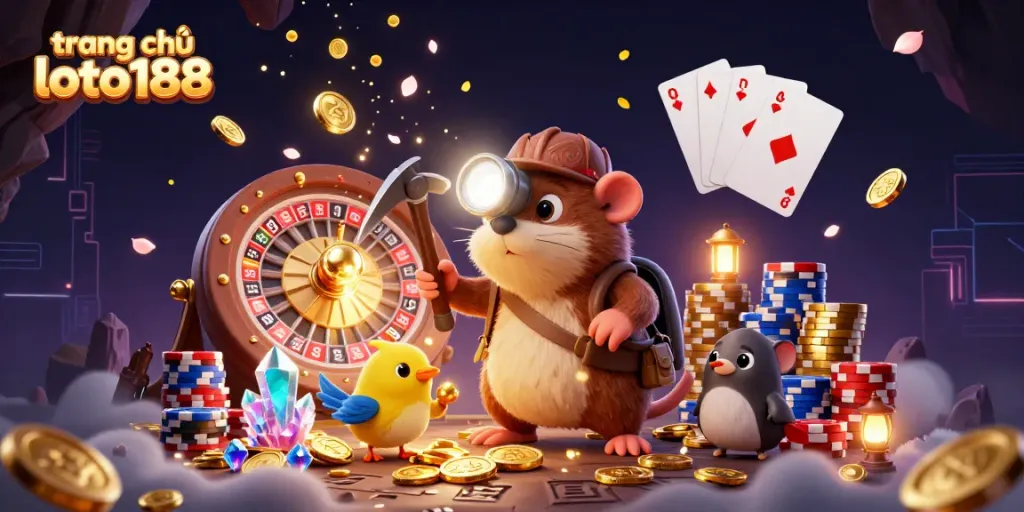 Experience the thrill of gaming at trang chủ loto188 with dynamic characters and vibrant casino elements.