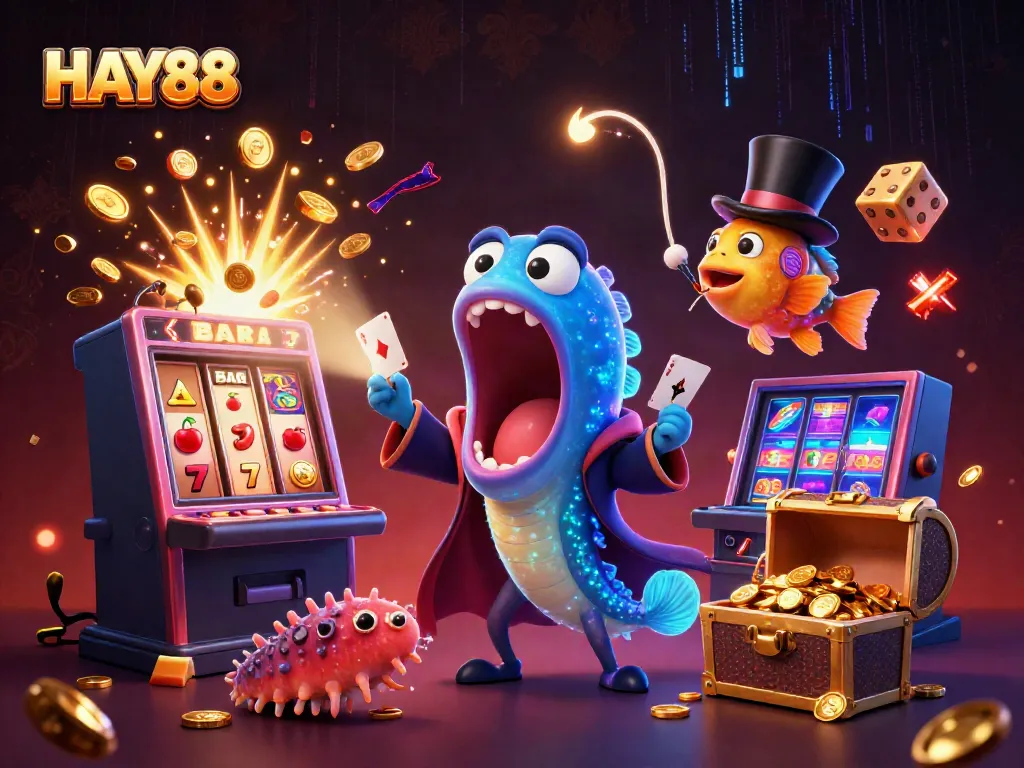 HAY88 ignites excitement with vibrant casino magic from its colorful 3D underwater scene