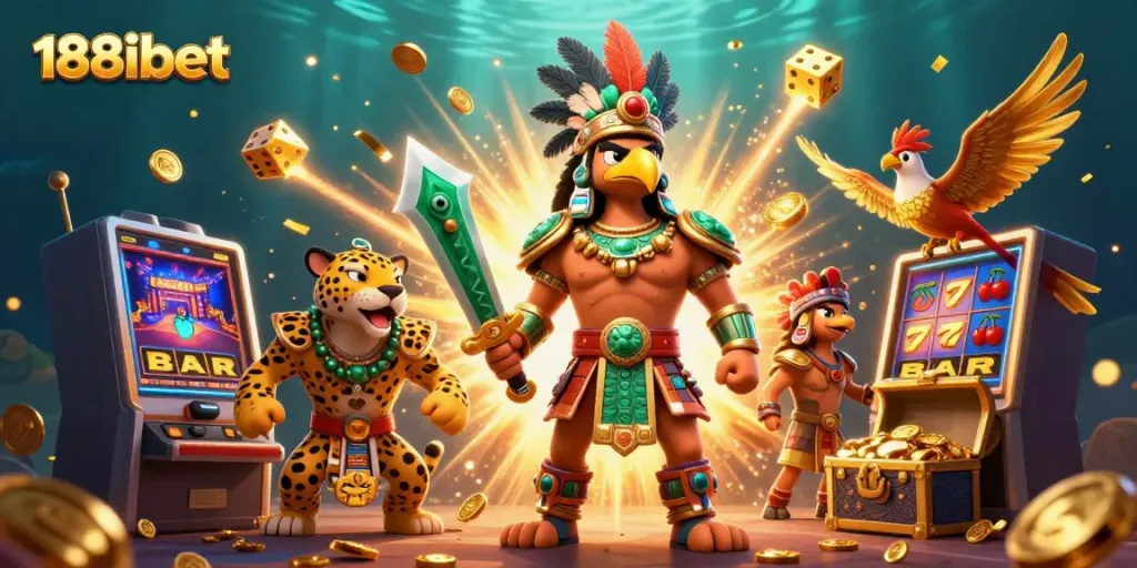 Catching the jackpot at 188ibet with vibrant casino games and exciting winnings.