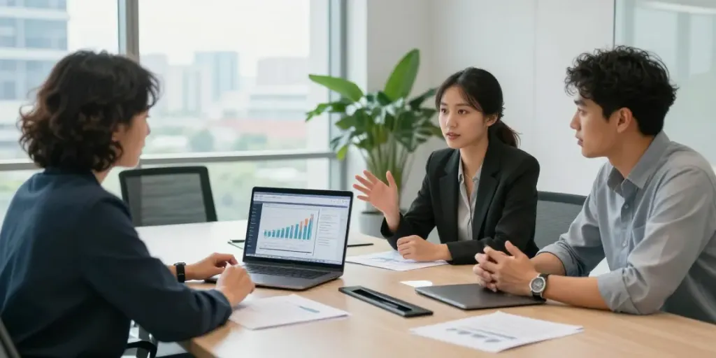 Colleagues discussing financial strategies, reflecting the professionalism of https://alberta.paydayloans-on.ca/